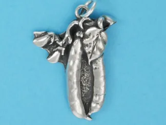 Microsculptures 0691 String Beans Silver Charm