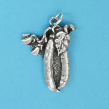 Microsculptures 0691 String Beans Silver Charm