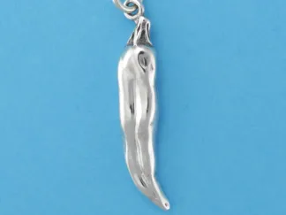 Microsculptures 0694 Hot Chili Pepper Silver Charm