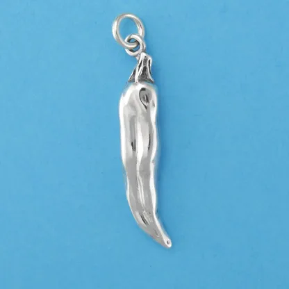 Microsculptures 0694 Hot Chili Pepper Silver Charm