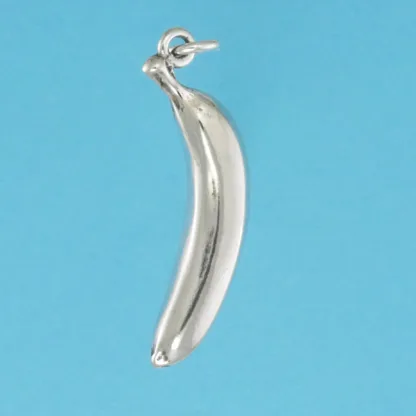 Microsculptures 0697 Banana Silver Charm