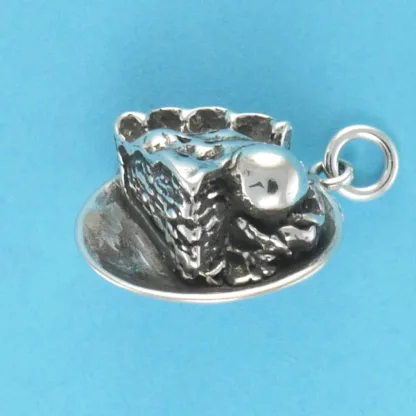 Microsculptures 0700 Pie Ala Mode Silver Charm