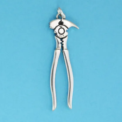 Microsculptures 0705 Fence Pliers Silver Charm