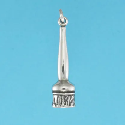 Microsculptures 0709 Hoof Brush Silver Charm