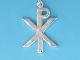 Microsculptures 0076 Chi Rho Silver Charm