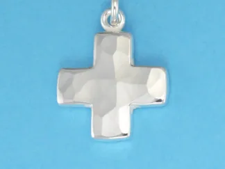 Microsculptures 0080 Greek Cross Silver Charm