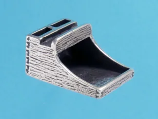 Microsculptures 0807 Shoers Box Silver Charm