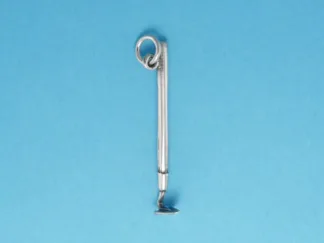 Microsculptures 0830 Weeding Hoe Silver Charm