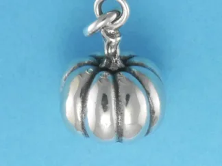 Microsculptures 0852 Pumpkin Silver Charm