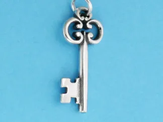 Microsculptures 0861 Latch Key Silver Charm