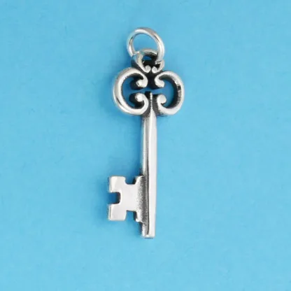 Microsculptures 0861 Latch Key Silver Charm