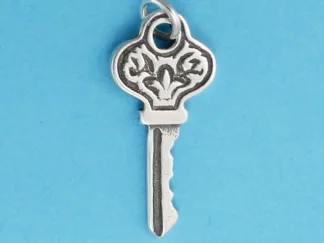 Microsculptures 0863 Key Silver Charm