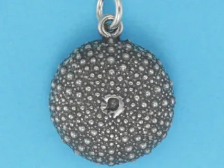 Microsculptures 0866 Sea Urchin Silver Charm