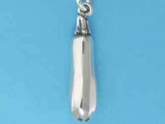 Microsculptures 0878 Zucchini Silver Charm