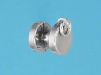 Microsculptures 0883 Dumb Bell #1 Silver