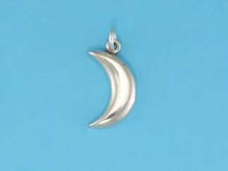 Microsculptures 0886 Moon Symbol Silver Charm