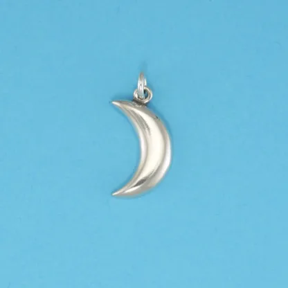 Microsculptures 0886 Moon Symbol Silver Charm