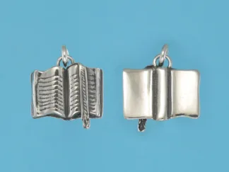 Microsculptures 0912 Holy Book Silver Charm
