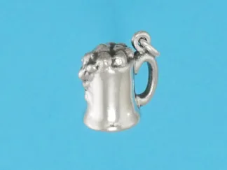 Microsculptures 0918 Mug Of Beer Silver Charm