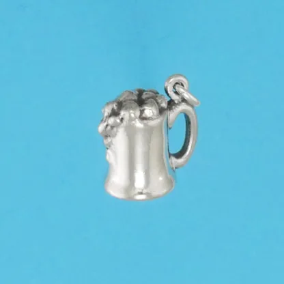 Microsculptures 0918 Mug Of Beer Silver Charm