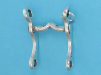 Microsculptures 0926 Western Curb Bit Silver Charm