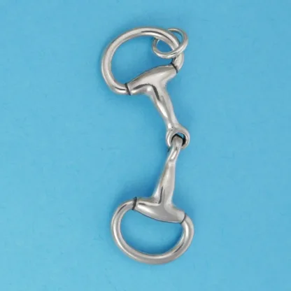 Microsculptures 0927 Egg Butt Snaffle Bit Silver Charm