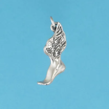 Microsculptures 0929 Winged Foot Silver Charm