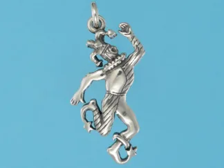 Microsculptures 0932 Court Jester Silver Charm