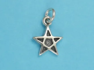 Microsculptures 0940 Star Silver Charm