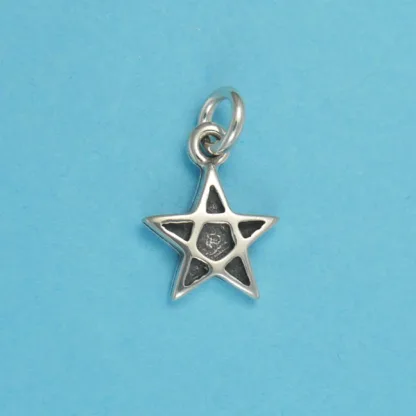 Microsculptures 0940 Star Silver Charm