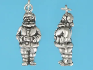 Microsculptures 0951 Santa Claus Silver Charm