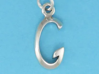 Microsculptures G Letter-G Silver Charm
