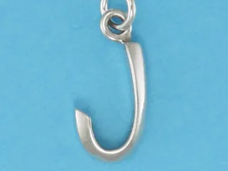 Microsculptures J Letter-J Silver Charm