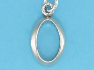 Microsculptures O Letter-O Silver Charm