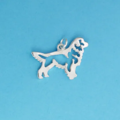 Microsculptures 1044 Stacking Golden Retriever Silver Charm