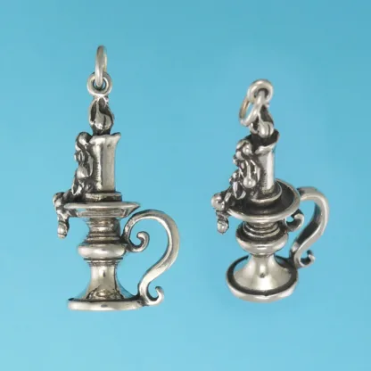 Microsculptures 1051 Candlestick Silver Pendant