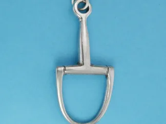 Microsculptures 1056 English Bit (One Half) Silver Pendant