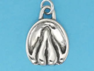 Microsculptures 1064 Barefoot Horse Hoof Silver Charm