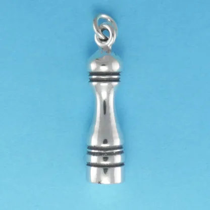 Microsculptures 1065 Pepper Mill Silver Charm