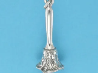 Microsculptures 1066 Feather Duster Silver Charm