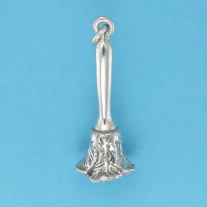 Microsculptures 1066 Feather Duster Silver Charm