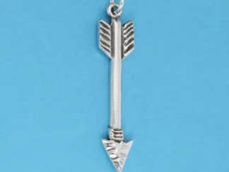 Microsculptures 1067 Arrow Silver Charm