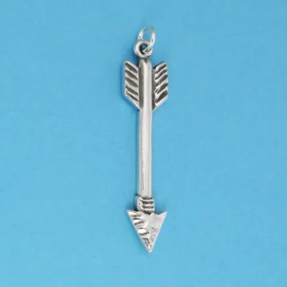 Microsculptures 1067 Arrow Silver Charm