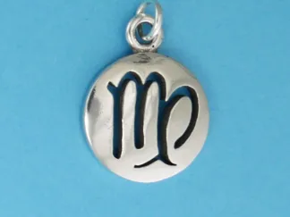 Microsculptures 1075 Smooth Virgo Silver Charm