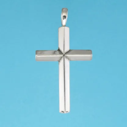 Microsculptures 1106 Cross Silver Pendant