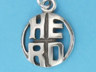 Microsculptures 1127 Hero Silver Charm