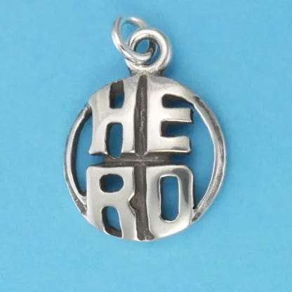 Microsculptures 1127 Hero Silver Charm