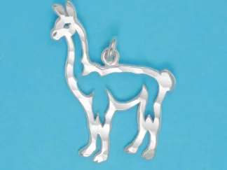 Microsculptures 1135 Llama Silver Pendant