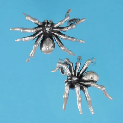 Microsculptures 1140 Spider Silver Pendant
