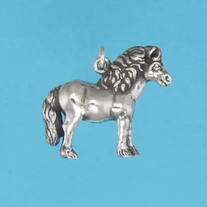 Microsculptures 1148 Pony Silver Charm
